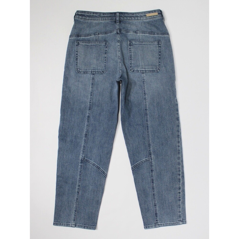Pilcro Anthropologie Front Pocket 25" Crop Jeans Boho Stretch Women Size 27 (J3) - Picture 3 of 8